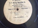Acetate of Comedian Red Skeleton E. T. Herzog Recording Co. Cincinnati Ohio