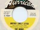 TINY MORRIE Another Lonely Letter Hurricane Al 45 Norman Petty Studios