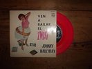 Vinyle 45T rouge (EP) Johnny HALLYDAY 