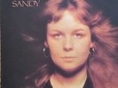 1972 UK 1ST - FOLK ROCK - SANDY DENNY - SANDY LP - ISLAND ILPS 9207 PINK RIM EX