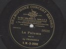 Emilio De Gogorza  aka SIG. FRANCISCO –LA PALOMA G.C. V.M. 3-2098  EXC 1 SIDED