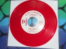 Simon & Garfunkel RED Vinyl 45 PROMO record I AM A ROCK, Columbia 1966 wlp