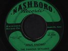FAMOUS SKYLARKS: Gambling Man / Jesus Knows 45 (really good) Black Gospel