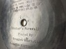 1890s BERLINER 78RPM Gramophone Record HUNTER’S FAREWELL from THE FORTUNE TELLER
