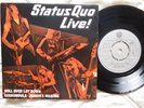 STATUS QUO-LIVE-RARE 1975 IRISH PRESSED 45-ROLL OVER LAY DOWN-VERTIGO-GERDUNDULA