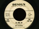 '58 Rockabilly 45 JETT POWERS Go Girl Go DESIGN 811 PROMO