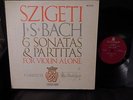 SZIGETI / BACH - 6 SONATAS & PARTITAS - VANGUARD BG 627/9 - RARE , NM