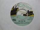 Stranger Cole and Patsy, Why Did You on UK Escort label. VG-Ex