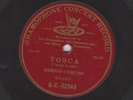 10” RED G&T – 1902 - ENRICO CARUSO – Tosca  E Lucen le stelle G.C. 52349  VG+