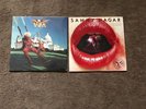 2 Vinyl LPs by Sammy Hagar Three Lock Box and VOA