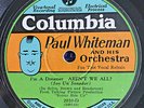 PAUL WHITEMAN BING CROSBY If I Had a Talking Picture COLUMBIA 2010-D E cond. 78