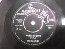 THE BEATLES I'll Follow the Sun/Words of Love Buddy Holly INDIA Rare SINGLE vg+