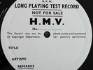 Schumann: Piano Concerto / Franck: Variations - Cortot **HMV Test Press LP**