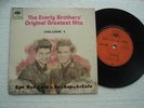 THE EVERLY BROTHERS Orig. greatest Hits Vol. 1 - Rare SINGAPORE release EP