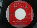 Rare TEXAS Garage 45- LONDON TEENS BREAKING MY HEART/ Little SUZY - Pic 1- VG+