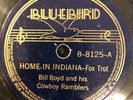 Bluebird 8125 Bill Boyd Cowboy Ramblers MISSISSIPPI MUD 78 rpm 1937 E TEXAS