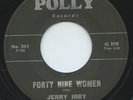 HEAR- Rare Rock 'n Roll 45- Jerry Irby- Forty Nine Women- Polly 201-Frank Vivian
