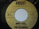 1966 NY garage / Northern soul 45 The Cleaners How I feel Knight 03 EX- LISTEN