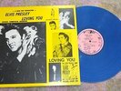ELVIS PRESLEY- Gold Suit Production LOVING YOU Original Soundtrack LP BLUE VINYL