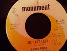LLOYD PRICE--OH,LADY LUCK / WOMAN--MONUMENT--45-877--NORTHERN