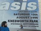 Oasis Knebworth Park Concert Ticket  Saturday 10th August 1996 SJM Concerts