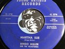 BINGO MILLER & VELVETONES Rockabilly 45 Young Artists #103 Martha Sue / Valley