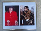 MICHAEL JACKSON AUTOGRAPHED PHOTO + AUTOGRAPHING BACKSTAGE UNIQUE UNRELEASED1996