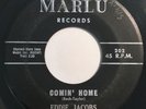 * EDDIE JACOBS Comin Home / Peter Cottontail RARE POPCORN SOUL Marlu 45 HEAR
