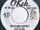 * LITTLE JOE COOK Meet Me Down In Soulsville NORTHERN SOUL Okeh Promo 45 Hear
