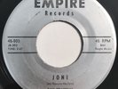 * ROY FRANKLIN Joni/Summer Sweetheart ROCKABILLY TEEN ROCKER Empire 45 HEAR