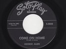 W Coast Rockin' HARP BLUES GEORGE ALLEN (GEORGE SMITH) Come On Home HEAR