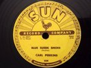 Rock & Roll/Rockabilly 78rpm Carl Perkins - Blue Suede Shoes SUN 234 E- ORIG