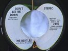 Beatles GET BACK / DON’T LET ME DOWN APPLE CAPITOL LOGO 45 RECORD & SLEEVE 2490