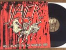 SLAYER - HELL AWAITS IN LOS ANGELES 1985 2LP BLUE VINYL METAL THRASH SPEED DEATH