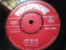 Beatles Love Me Do  clean.Orig UK Parlophone  red label  45 v/g plus con