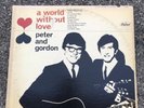 A World Without Love By Peter And Gordon Record Album Autographed By Both