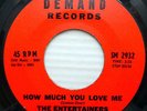 THE ENTERTAINERS vg++ doowop DEMAND 45 DANNY BOY b/w HOW MUCH YOU LOVE ME kz104