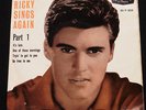 Ricky Nelson Ricky Sings Again Part 1 EP LONDON 1959 very clean EX/EX