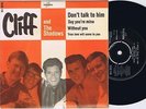 CLIFF RICHARD & THE SHADOWS Don't Talk To Him Danish EP 45PS 1963
