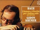 PHILIPS STEREO - GIDON KREMER - BACH SONATAS & PARTITAS FOR SOLO VIOLIN 3LP NM