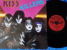 KISS KILLERS LP French RED LABEL, Phonogram France, red plastic Filmworks label