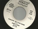 ROCKABILLY bw TEEN - JIMMY KING- KNOCKIN' ON THE DOOR -HEAR - 1959 PROMO HERALD
