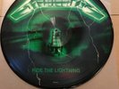 Metallica Ride the Lightning, 1989 Green Picture Disc, Unofficial 838 140–3 Vert