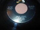 DAVID HILL WILD CHILD  Big Guitar RCA VICTOR HIWAY HIFI STRIPPER 45 record 1958?