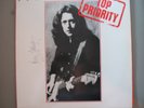 RORY GALLAGHER  TOP PRIORITY LP COVER AND CONCERT TICKET SIGNED IN PERSON