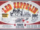 LED ZEPPELIN REPRO 1975 LONDON EARLS COURT 23-25 MAY CONCERT POSTER . 84 X 58 CM