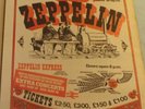 Led Zeppelin advert Earls Court UK May 1975 - original