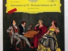 SLPM 136007 JORG DEMUS - SCHUBERT 4 impromptus op.90 DGG RED STEREO LP EX