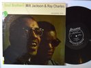 JAZZ LP - MILT JACKSON & RAY CHARLES - SOUL BROTHERS Atlantic 1279 MONO DG