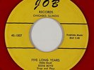 Blues 45 - Eddie Boyd - Five Long Years - JOB - VG+ mp3 - red wax